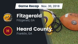 Recap: Fitzgerald  vs. Heard County  2018