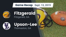 Recap: Fitzgerald  vs. Upson-Lee  2019