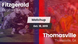 Matchup: Fitzgerald High vs. Thomasville  2019