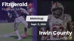 Matchup: Fitzgerald High vs. Irwin County  2020