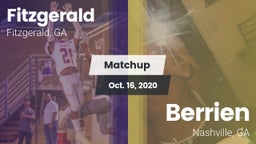 Matchup: Fitzgerald High vs. Berrien  2020