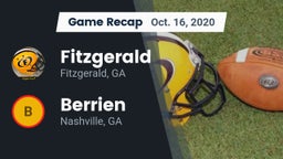 Recap: Fitzgerald  vs. Berrien  2020
