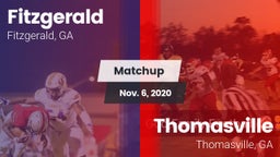 Matchup: Fitzgerald High vs. Thomasville  2020