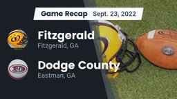 Recap: Fitzgerald  vs. Dodge County  2022