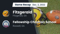 Recap: Fitzgerald  vs. Fellowship Christian School 2022