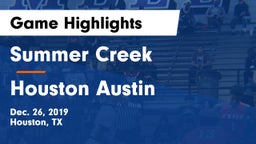 Summer Creek  vs Houston Austin Game Highlights - Dec. 26, 2019