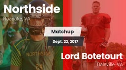 Matchup: Northside High vs. Lord Botetourt  2017