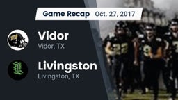 Recap: Vidor  vs. Livingston  2017