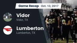 Recap: Vidor  vs. Lumberton  2017