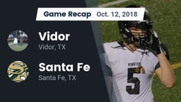 Recap: Vidor  vs. Santa Fe  2018