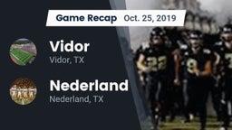 Recap: Vidor  vs. Nederland  2019