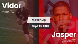 Matchup: Vidor  vs. Jasper  2020