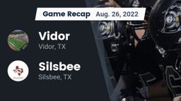 Recap: Vidor  vs. Silsbee  2022