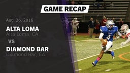 Recap: Alta Loma  vs. Diamond Bar  2016