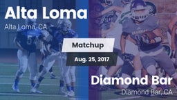 Matchup: Alta Loma High vs. Diamond Bar  2017