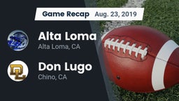 Recap: Alta Loma  vs. Don Lugo  2019