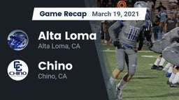 Recap: Alta Loma  vs. Chino  2021