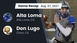 Recap: Alta Loma  vs. Don Lugo  2021