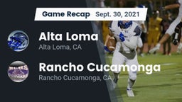 Recap: Alta Loma  vs. Rancho Cucamonga  2021