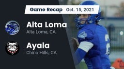 Recap: Alta Loma  vs. Ayala  2021