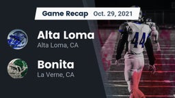 Recap: Alta Loma  vs. Bonita  2021