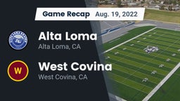 Recap: Alta Loma  vs. West Covina  2022