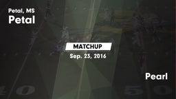 Matchup: Petal  vs. Pearl  2016