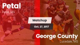 Matchup: Petal  vs. George County  2017