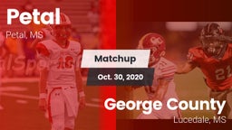 Matchup: Petal  vs. George County  2020