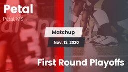 Matchup: Petal  vs. First Round Playoffs 2020