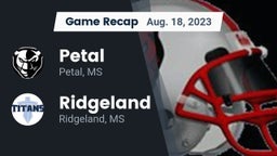 Recap: Petal  vs. Ridgeland  2023