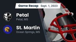 Recap: Petal  vs. St. Martin  2023