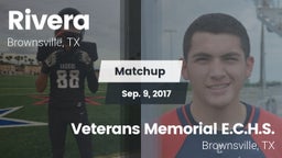 Matchup: Rivera  vs. Veterans Memorial E.C.H.S. 2017
