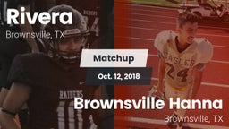 Matchup: Rivera  vs. Brownsville Hanna  2018