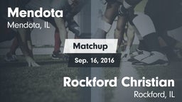Matchup: Mendota  vs. Rockford Christian  2016