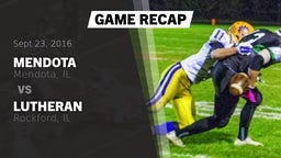 Recap: Mendota  vs. Lutheran  2016