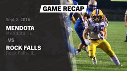 Recap: Mendota  vs. Rock Falls  2016