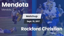 Matchup: Mendota  vs. Rockford Christian  2017
