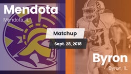 Matchup: Mendota  vs. Byron  2018