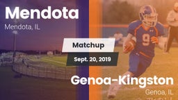 Matchup: Mendota  vs. Genoa-Kingston  2019