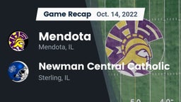 Recap: Mendota  vs. Newman Central Catholic  2022