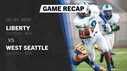 Recap: Liberty  vs. West Seattle  2016