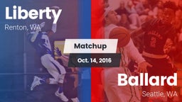 Matchup: Liberty  vs. Ballard  2016