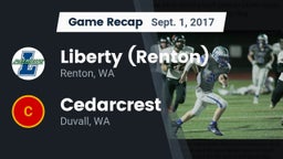 Recap: Liberty  (Renton) vs. Cedarcrest  2017