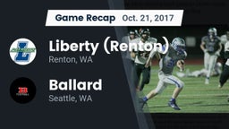 Recap: Liberty  (Renton) vs. Ballard  2017