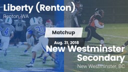 Matchup: Liberty  vs. New Westminster Secondary 2018