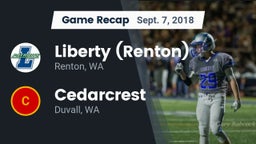 Recap: Liberty  (Renton) vs. Cedarcrest  2018