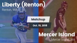 Matchup: Liberty  vs. Mercer Island  2018