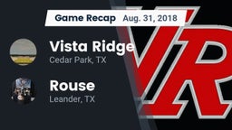 Recap: Vista Ridge  vs. Rouse  2018