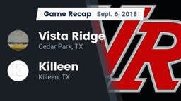 Recap: Vista Ridge  vs. Killeen  2018